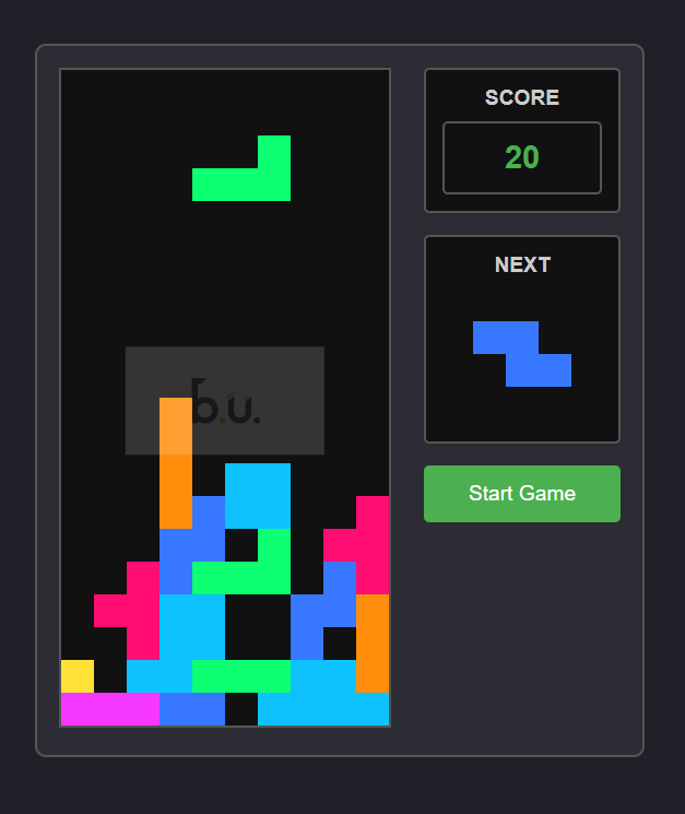 Tetris Game Preview